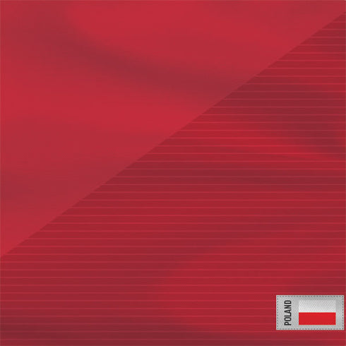 Poland Soccer Flag iPhone XS Clear Case